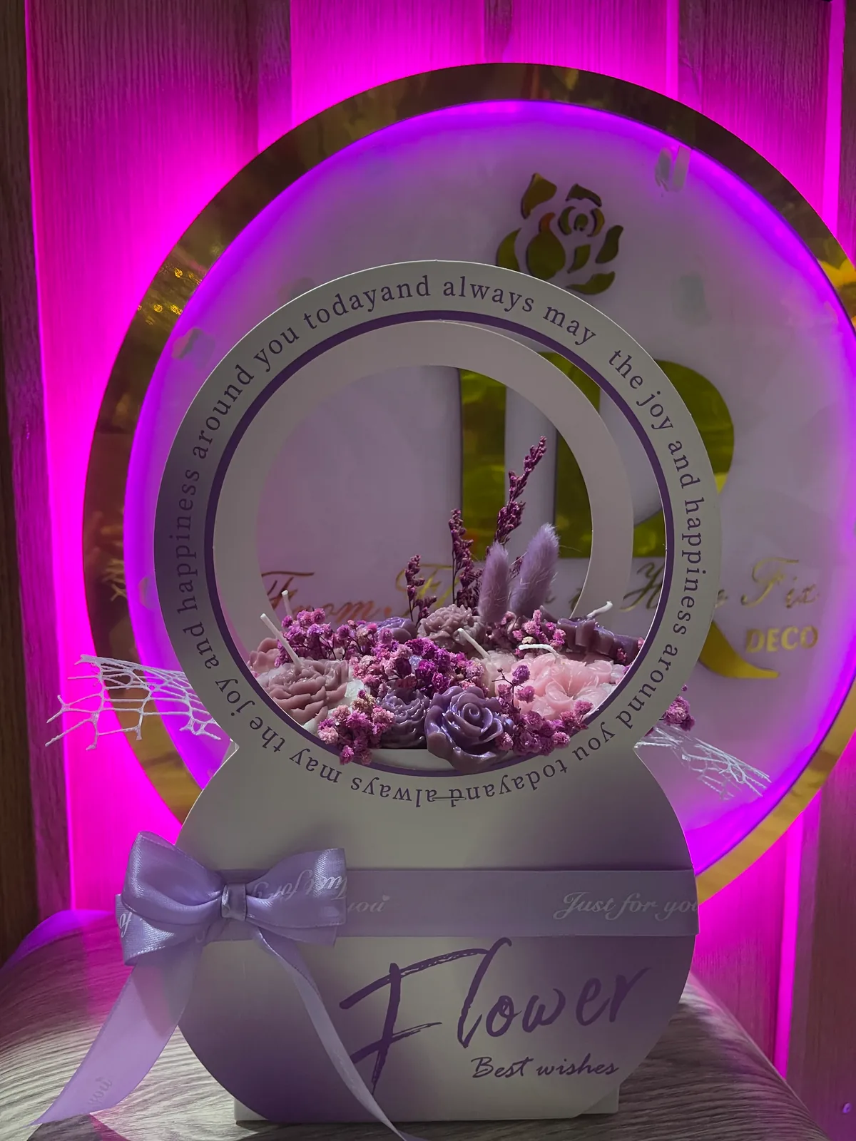 Circle bloom frame - Keepsake piece