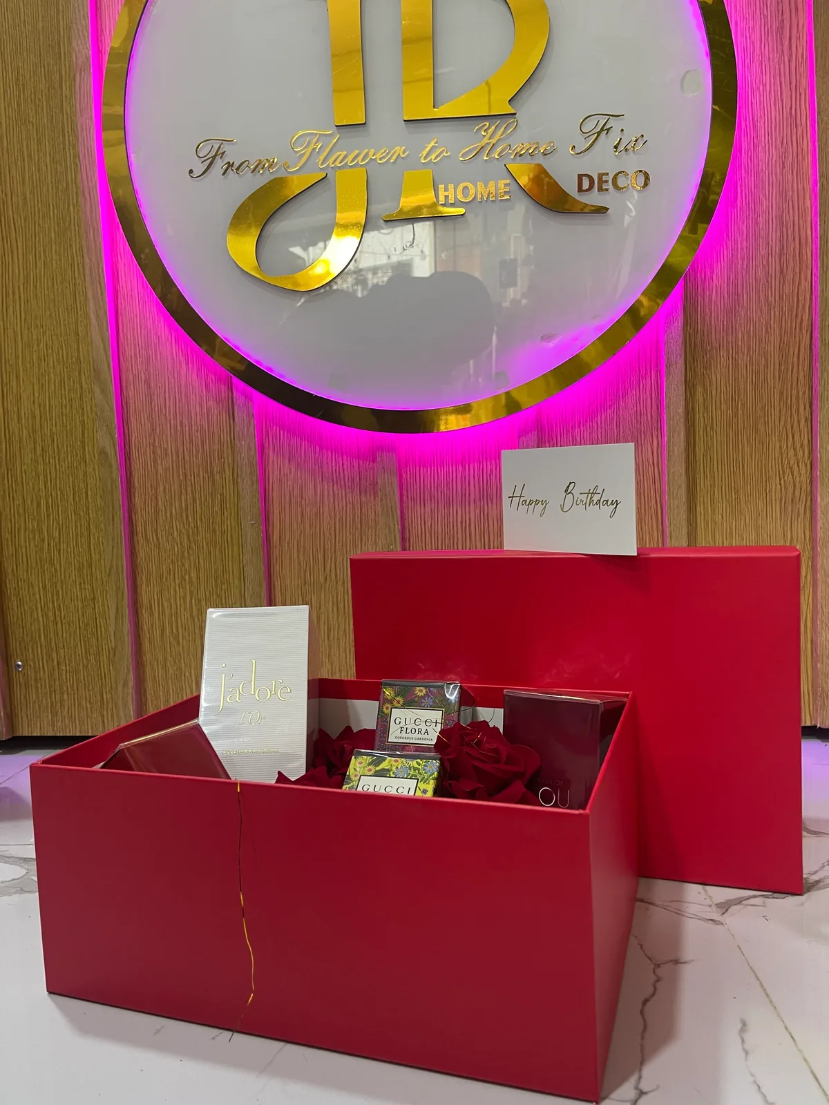 Signature Red Chest by Joury Flowers