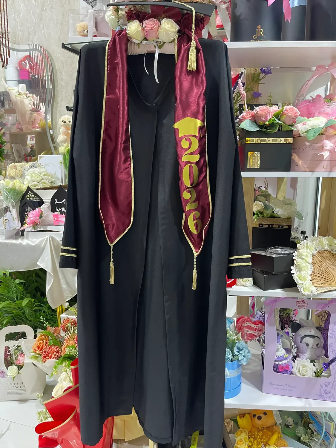 Graduation Robe Display by Joury Flowers