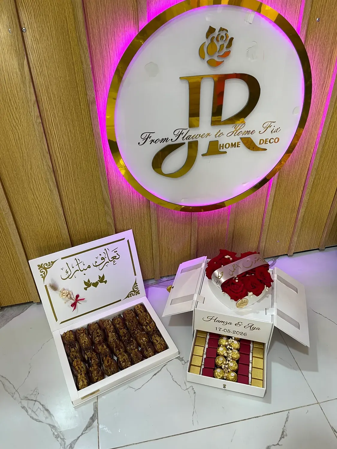 Sweet engagement set by Joury Flowers